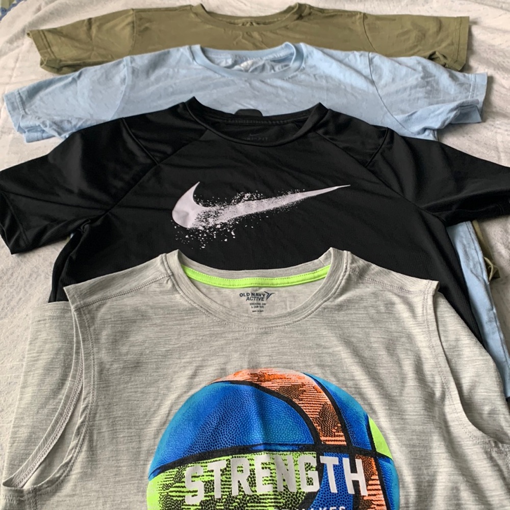 Kids shirts sizes medium from 10-12 to 11-12